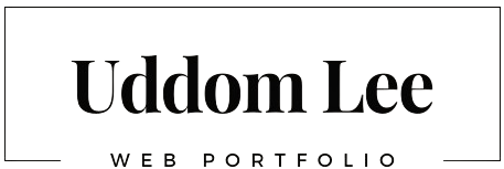 Logo with Uddom Lee Web Porfolio written